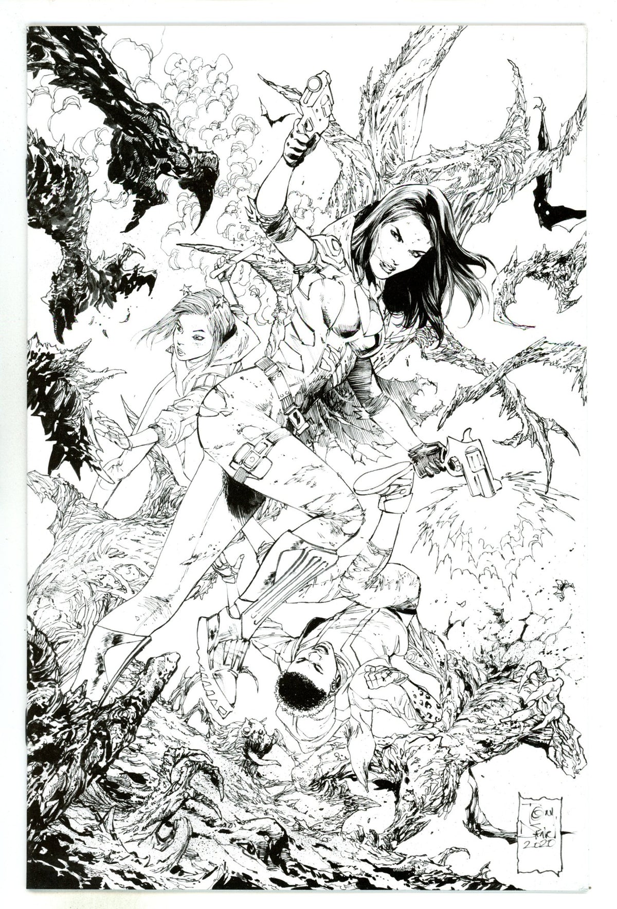 Nocterra 3 VF+ (8.5) (2021) Daniel B&W Virgin Incentive Variant 