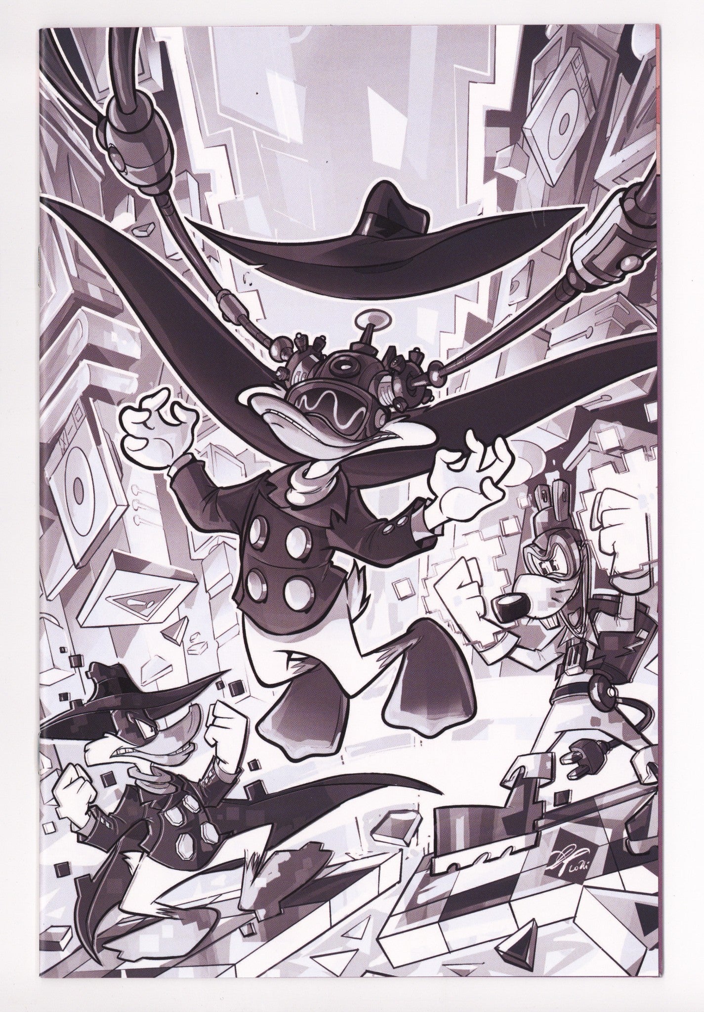 Darkwing Duck 5 Cangialosi B&W Virgin Incentive (2025)