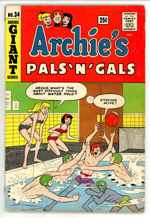 Archie's Pals 'n' Gals 34 VG- (3.5) (1965) 