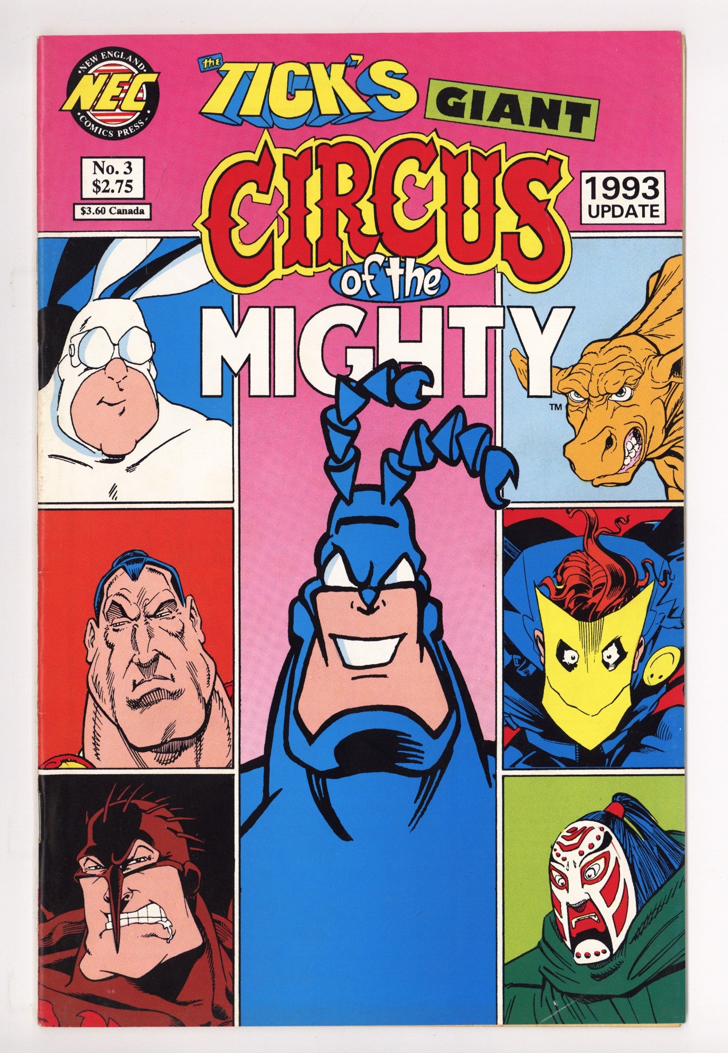 The Tick's Giant Circus of the Mighty 3 Mid Grade (1993) 