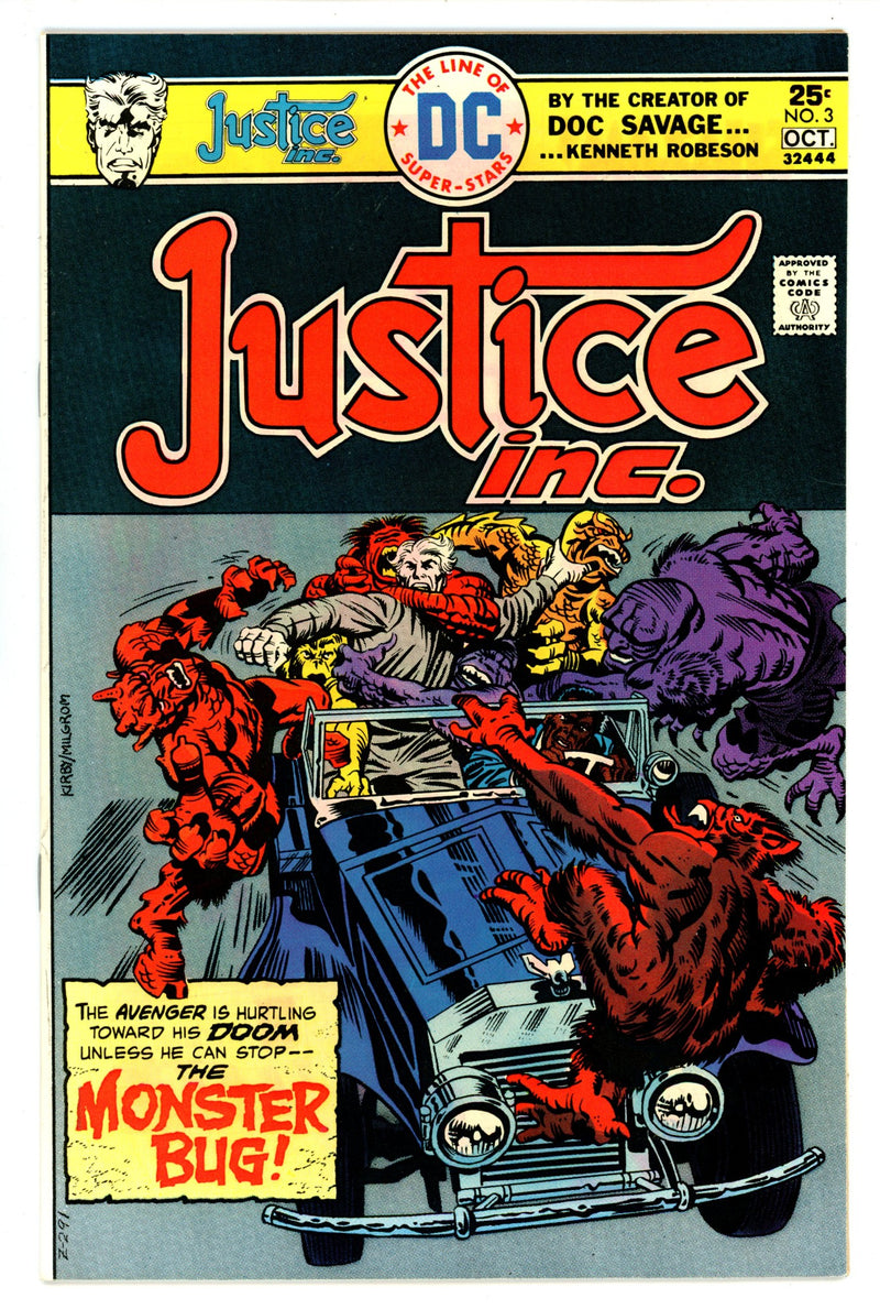 Justice, Inc.  3  VF/NM (9.0)  (1975)   