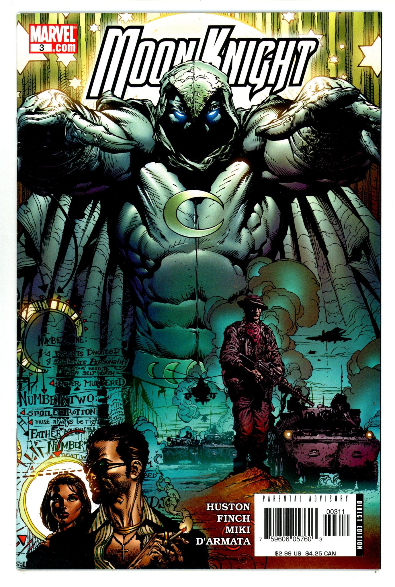 Moon Knight Vol 5 3  Mid Grade   (2006)        