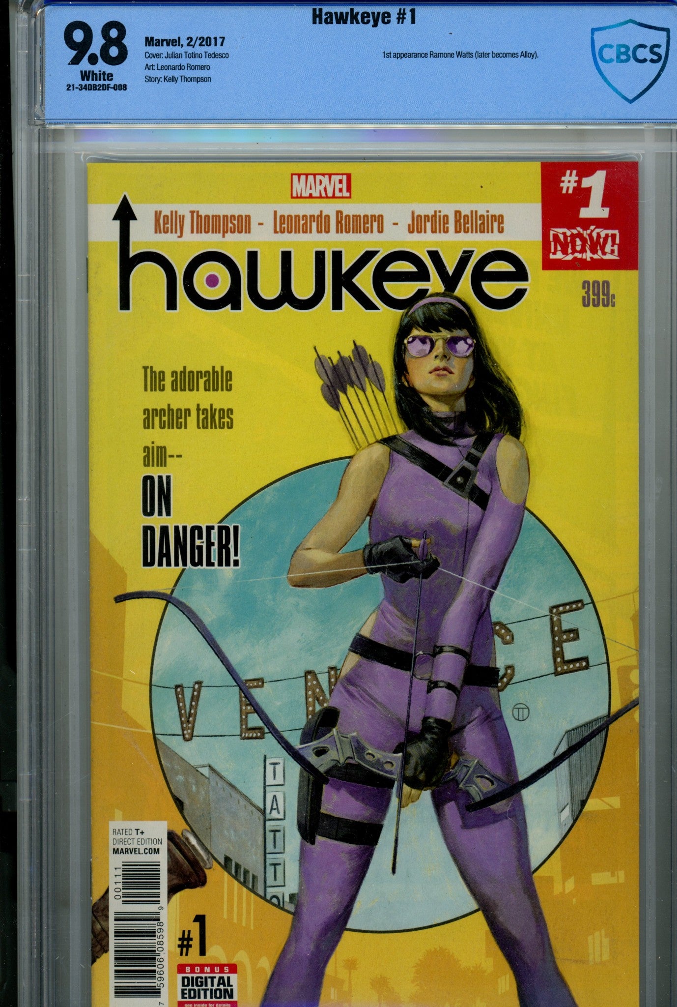 Hawkeye Vol 5 1 CBCS NM/M (9.8) (2017)