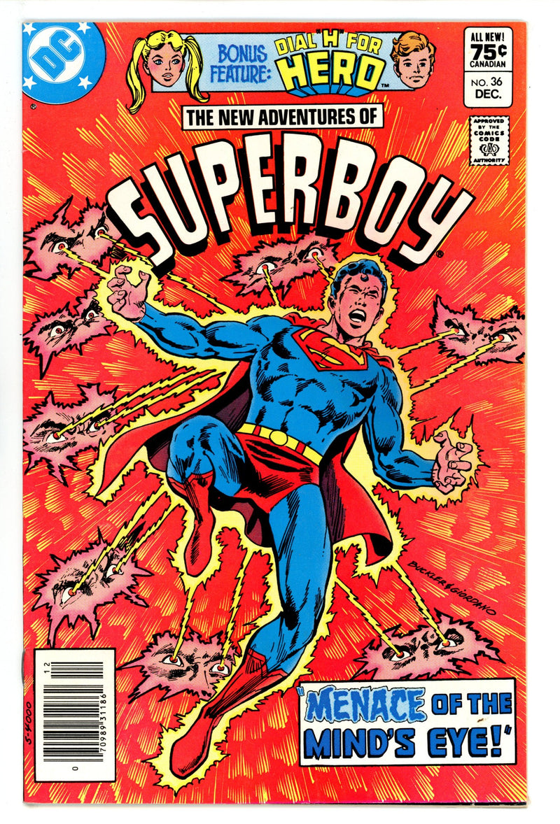 The New Adventures of Superboy 36 VG (4.0) (1982) Canadian Price Variant 