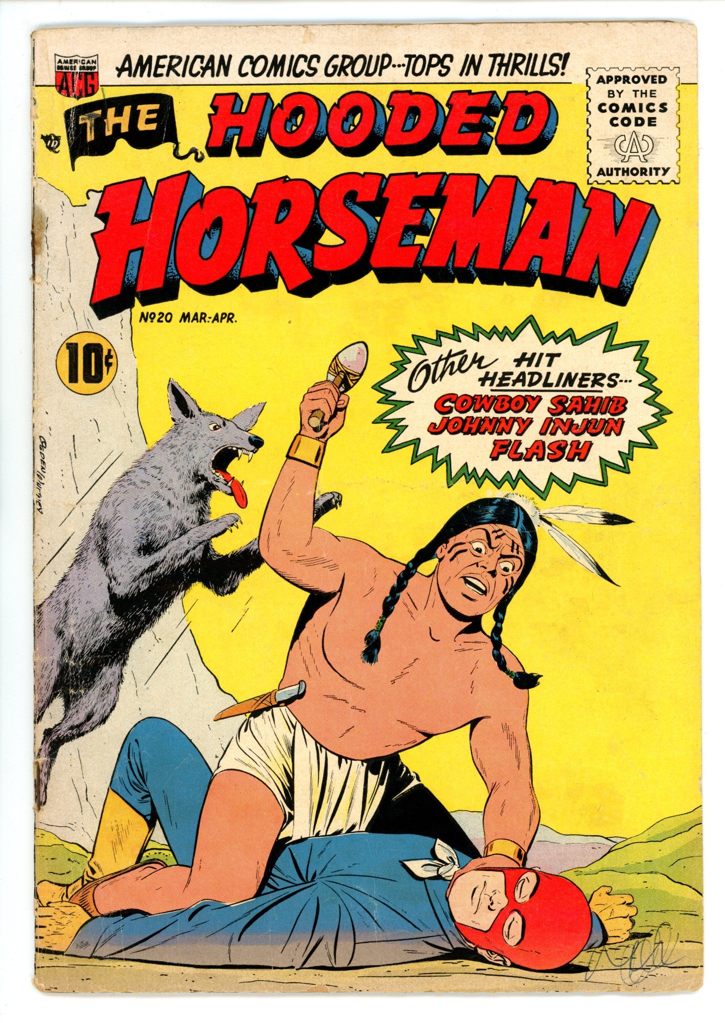 The Hooded Horseman 20 GD/VG (3.0) (1955) 