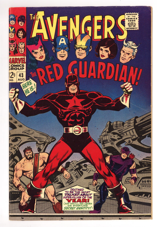The Avengers Vol 1 43 FN (6.0) (1967)