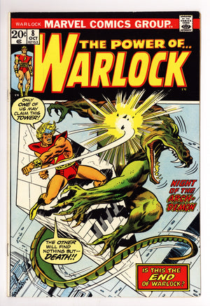 Warlock Vol 1 8 VF- (7.5) (1973)