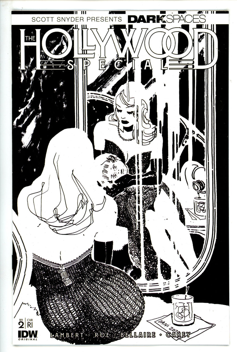 Dark Spaces: The Hollywood Special 2 Dani B&W Incentive Variant NM- (1900)