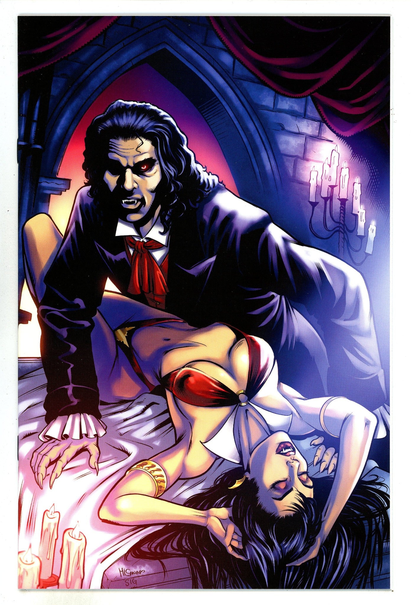 Vampirella Vol 6 25 High Grade (2021) Sanapo Virgin Incentive Variant 