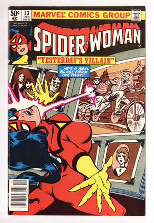 Spider-Woman Vol 1 33 Mid Grade (1980) Newsstand