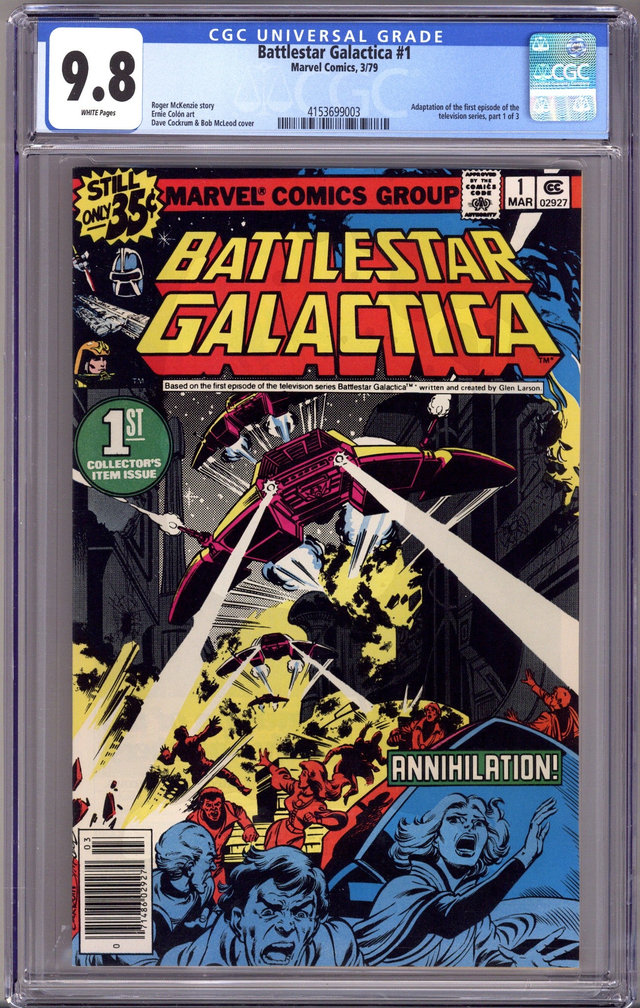 Battlestar Galactica 1 CGC 9.8 (NM/M) (1979) 