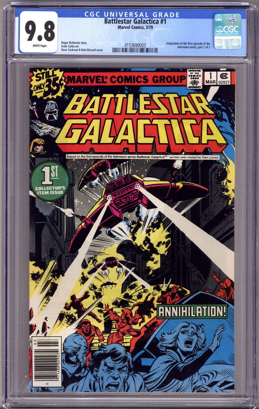 Battlestar Galactica 1 CGC 9.8 (NM/M) (1979) 