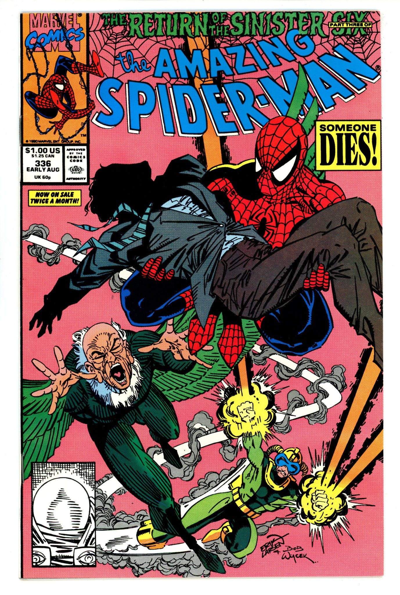 The Amazing Spider-Man Vol 1 336 VF+ (8.5) (1990) 