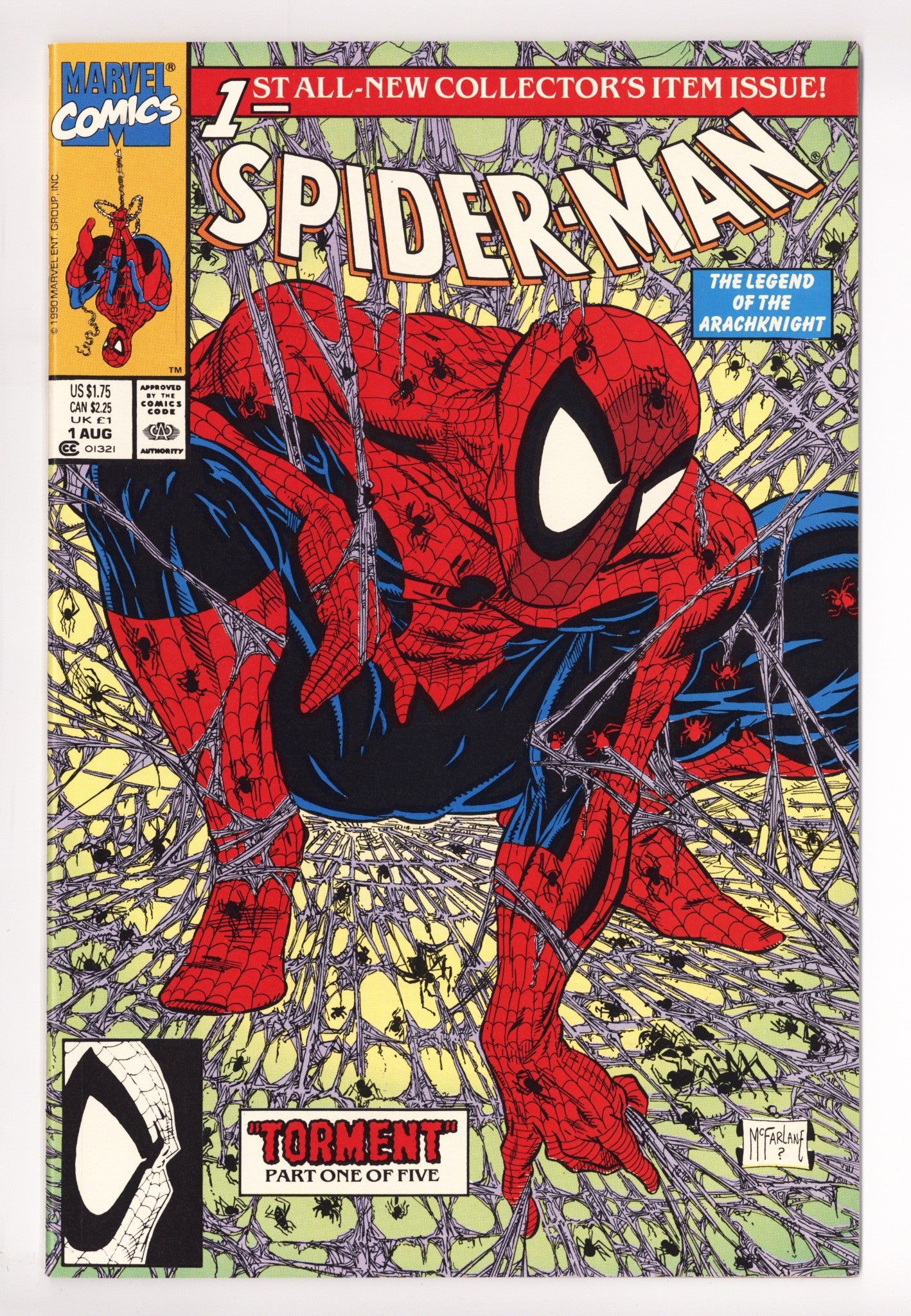 Spider-Man Vol 1 1 NM- (9.2) (1990) 