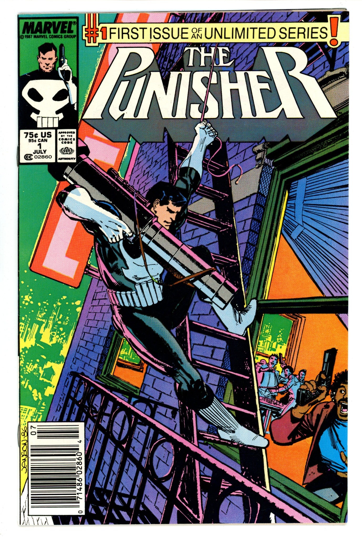 The Punisher Vol 2 1 VF/NM (9.0) (1987) Newsstand 