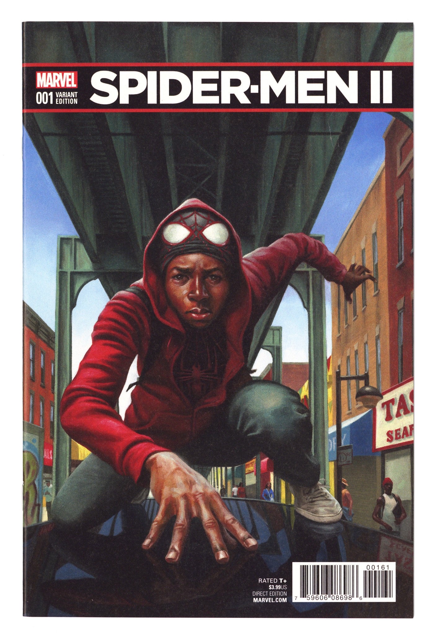 Spider-Men II 1 NM- (9.2) (2017) Nelson Incentive Variant 