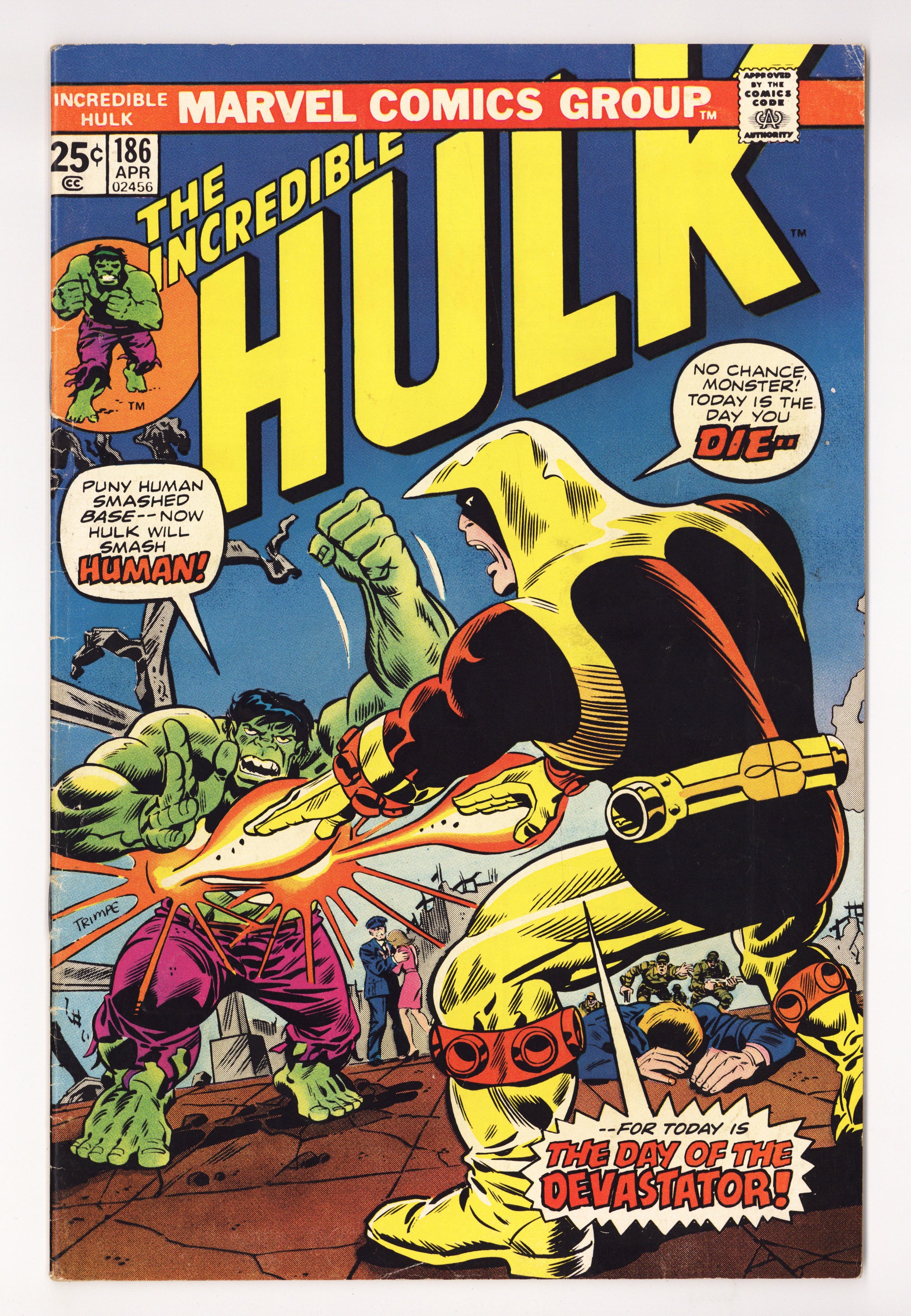 The Incredible Hulk Vol 1 186 Mid Grade (1975) 