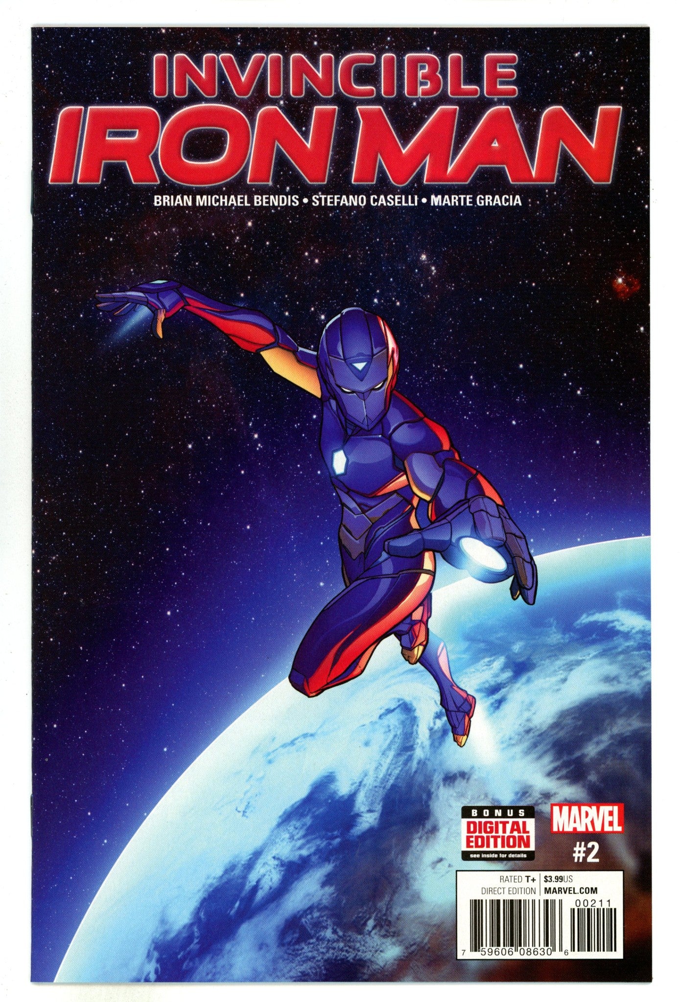 Invincible Iron Man Vol 3 2 High Grade (2017) 