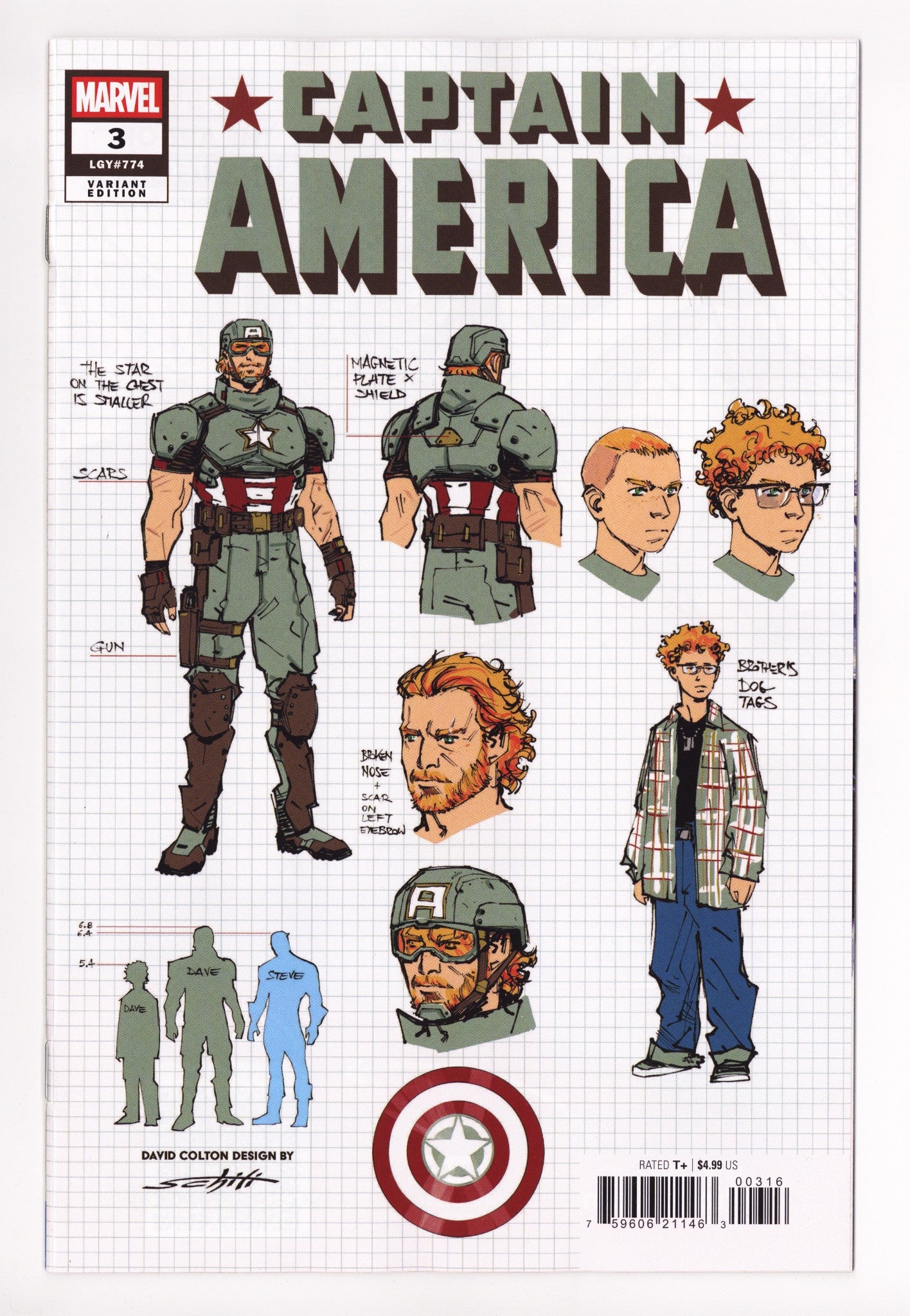 Captain America Vol 12 3 Schiti Incentive NM (2025)