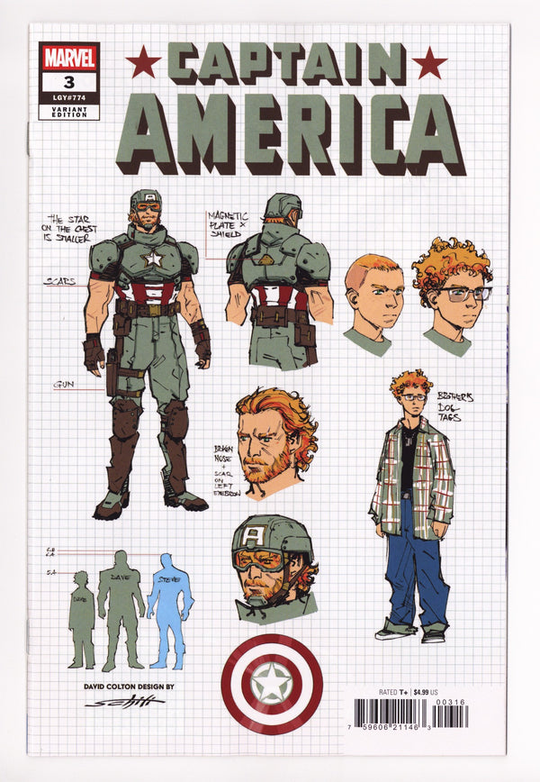 Captain America Vol 12 3 Schiti Incentive NM (2025)