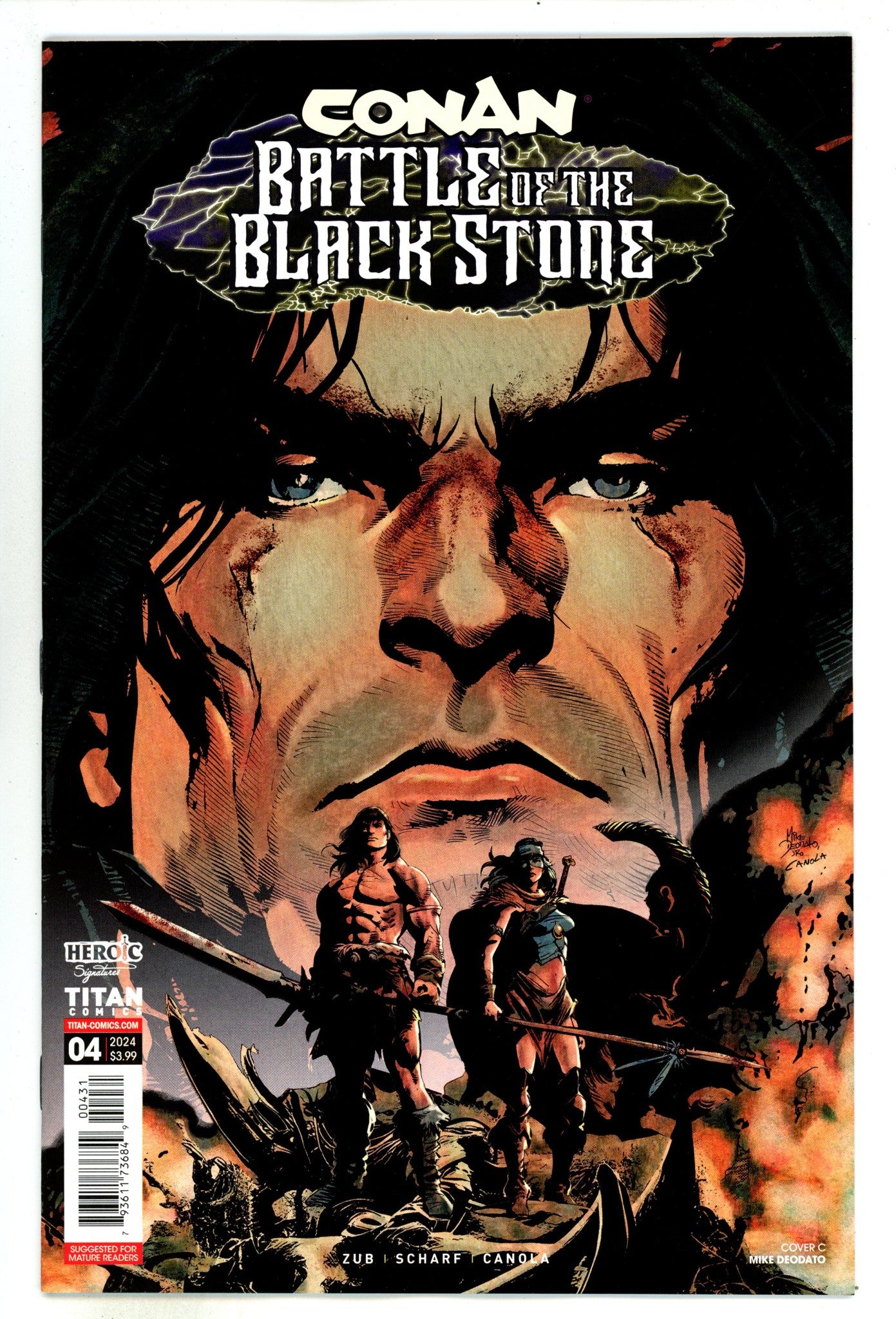 Conan Barbarian Battle Black Stone 4 Variant (2024)