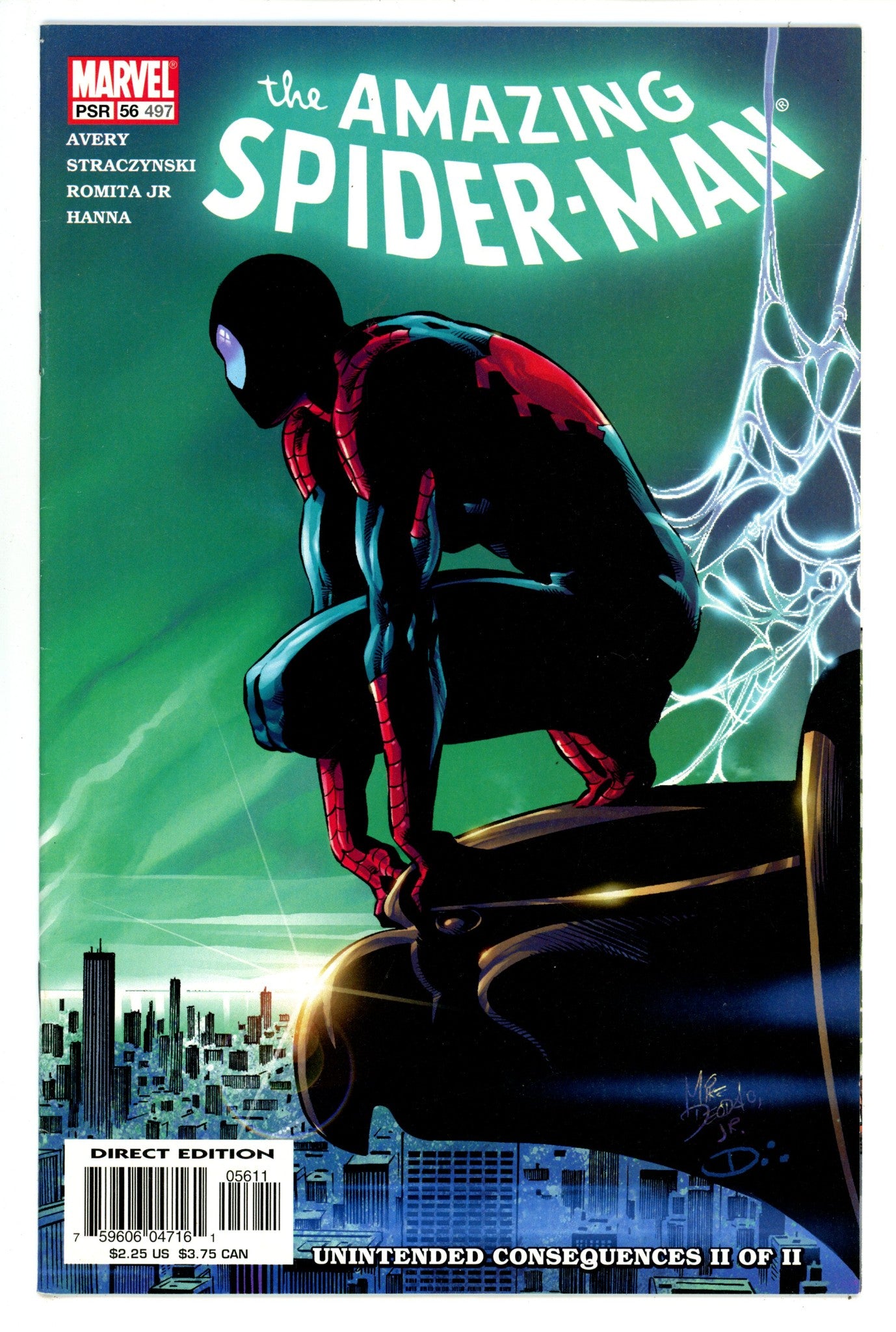 The Amazing Spider-Man Vol 2 56 (497) VF- (7.5) (2003) 