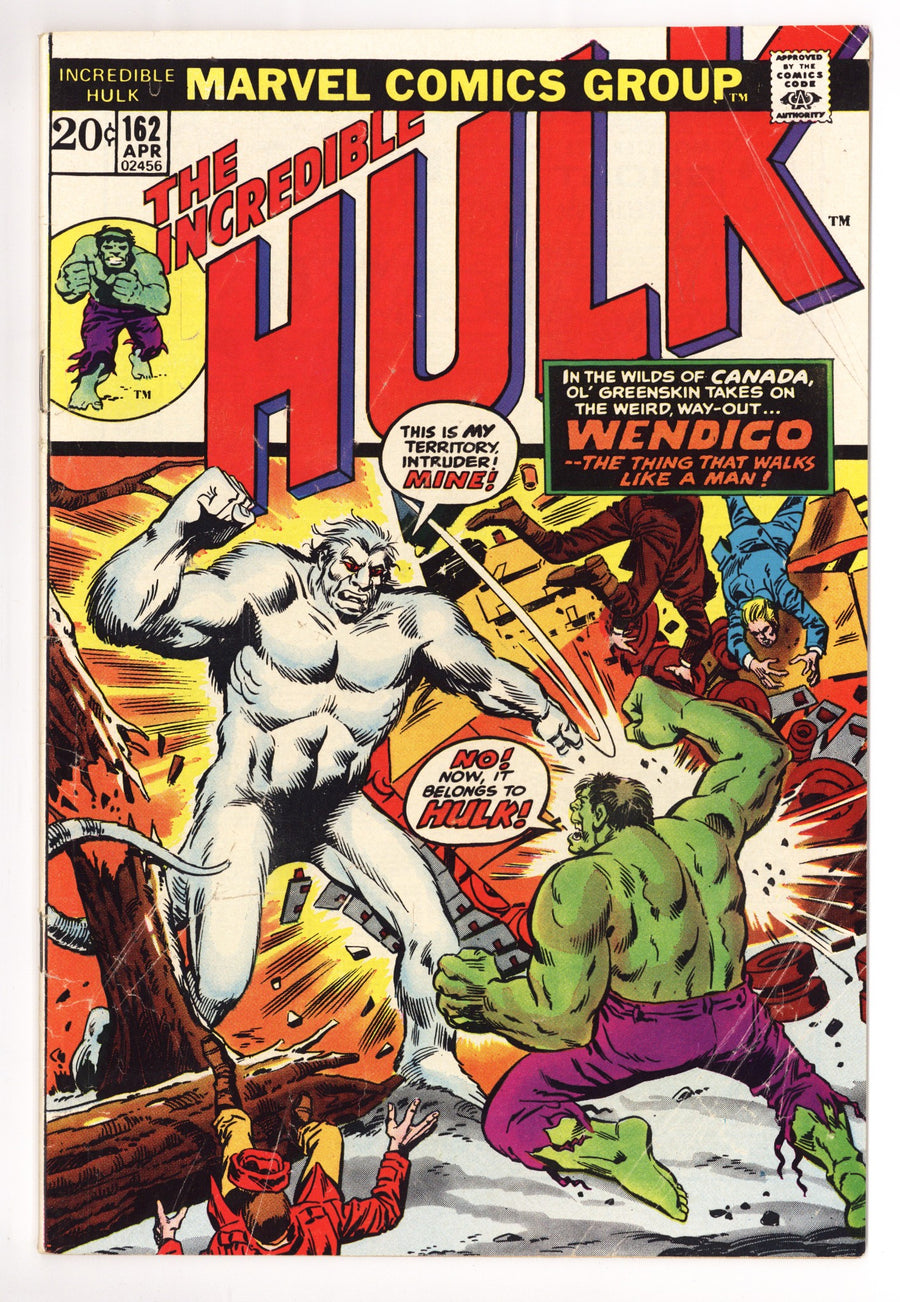 The Incredible Hulk Vol 1 162 VG- (3.5) (1973) 