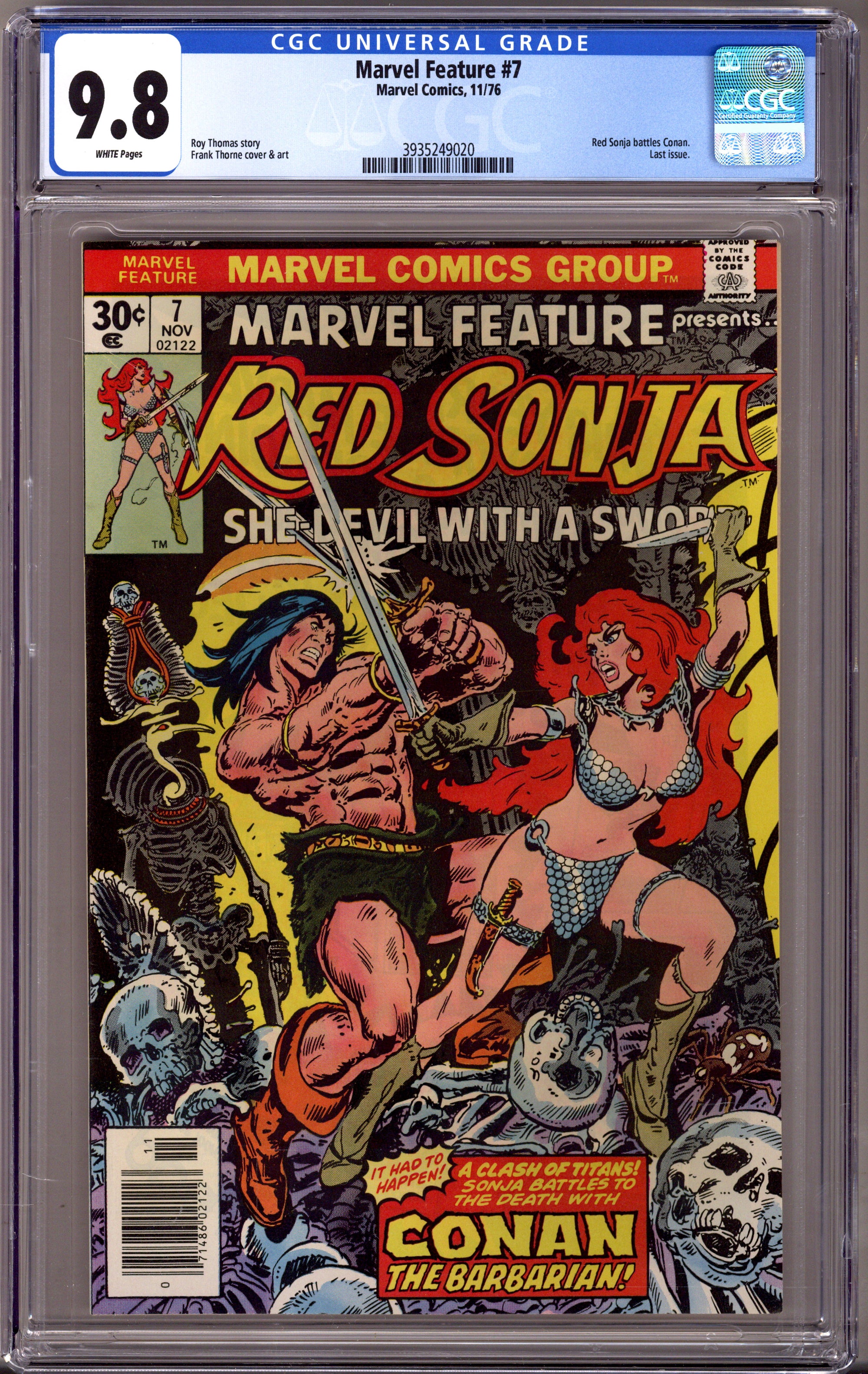 Marvel Feature Vol 2 7 CGC 9.8 (NM/M) (1976) 