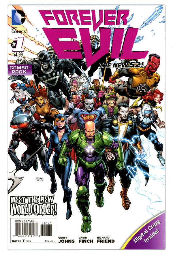 Forever Evil 1 High Grade Combo-Pack (2013) Finch Variant