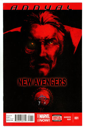 New Avengers Annual Vol 3 1 Signed Marco Rudy (2014)