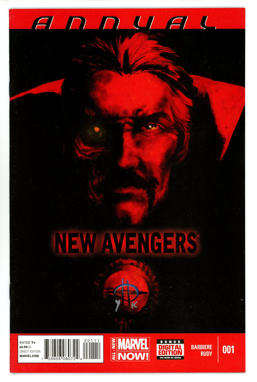 New Avengers Annual Vol 3 1 Signed Marco Rudy (2014)