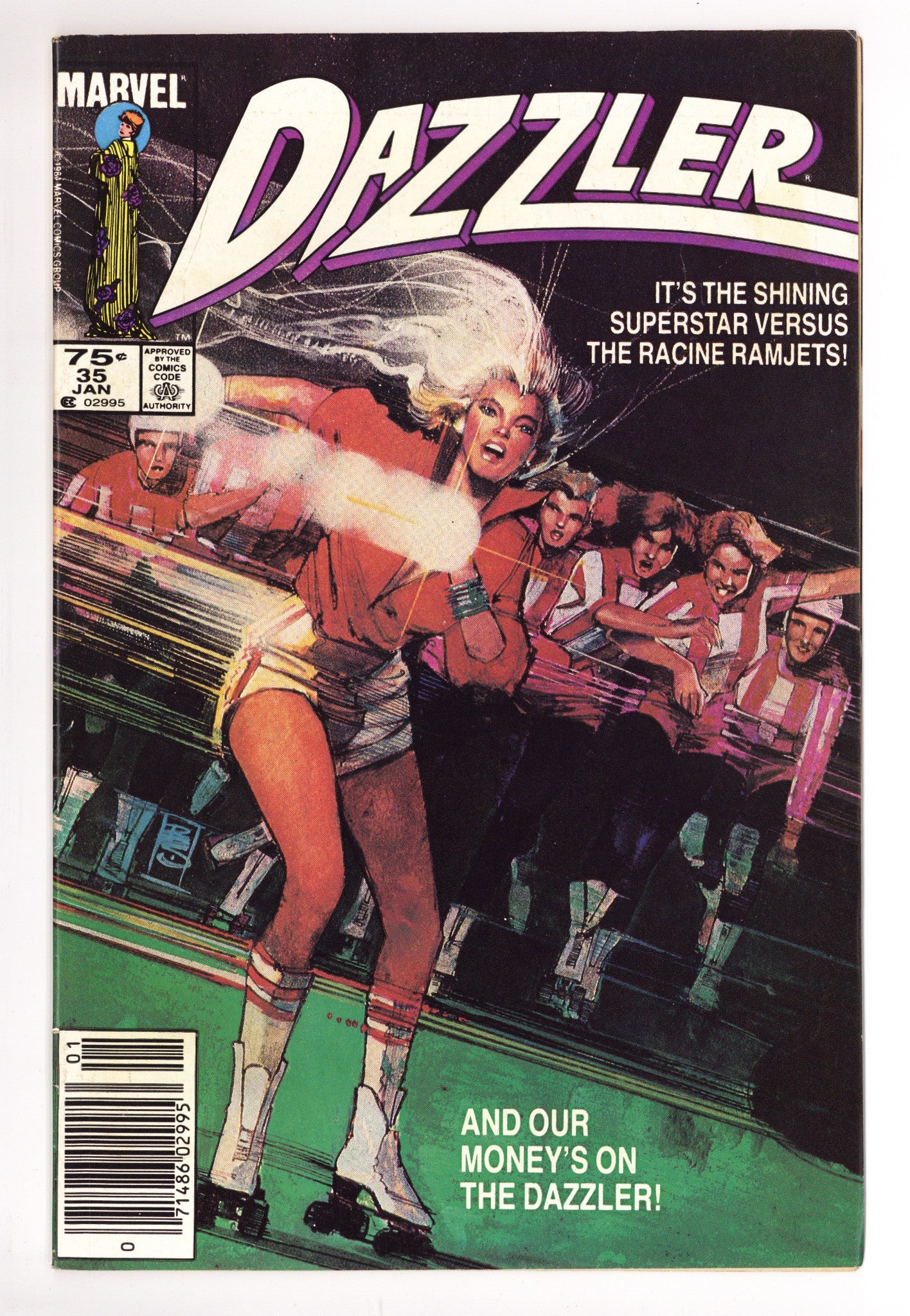 Dazzler Vol 1 35 Mid Grade (1985) Canadian Price Variant 