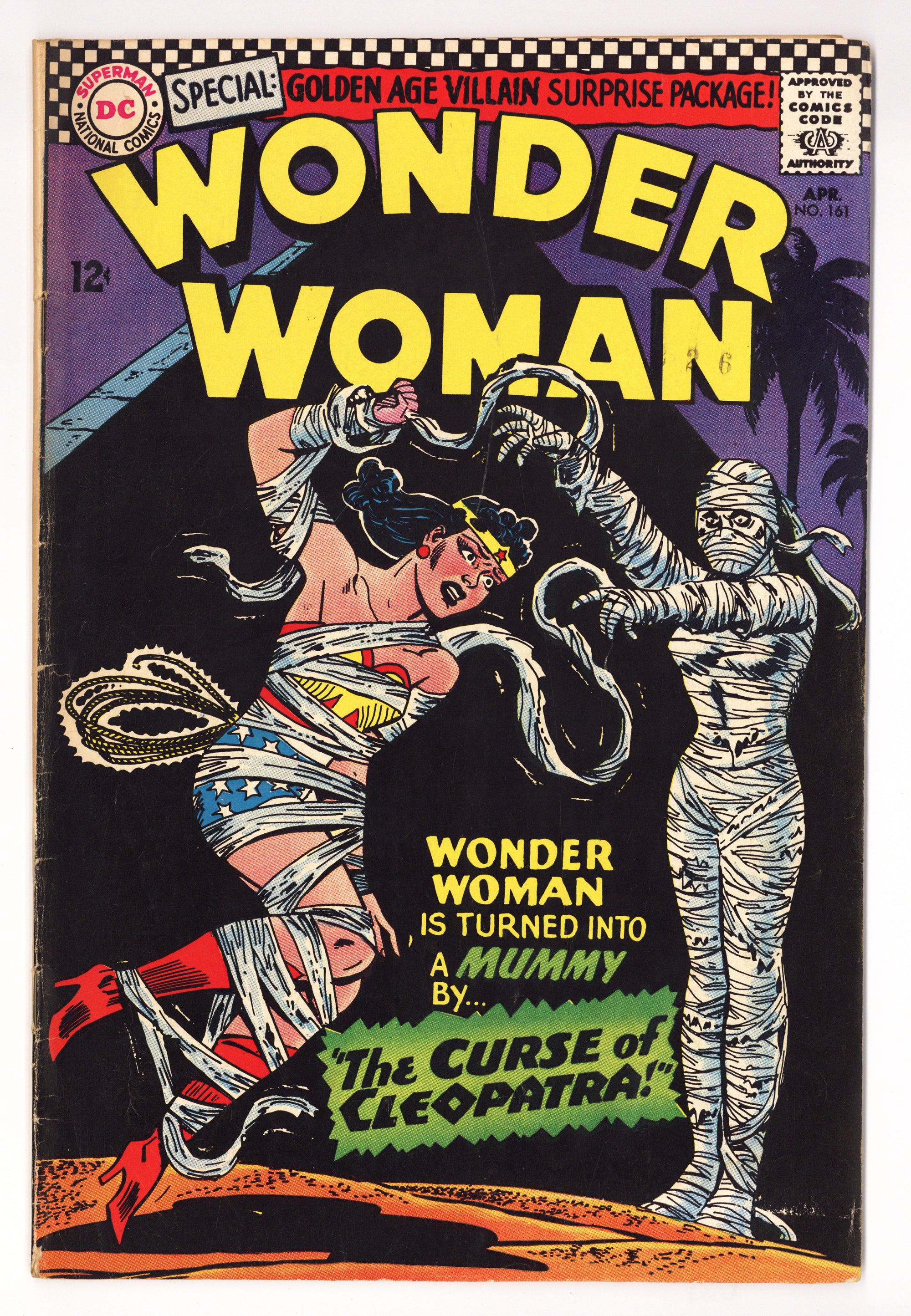 Wonder Woman Vol 1 161 VG- (3.5) (1966) 