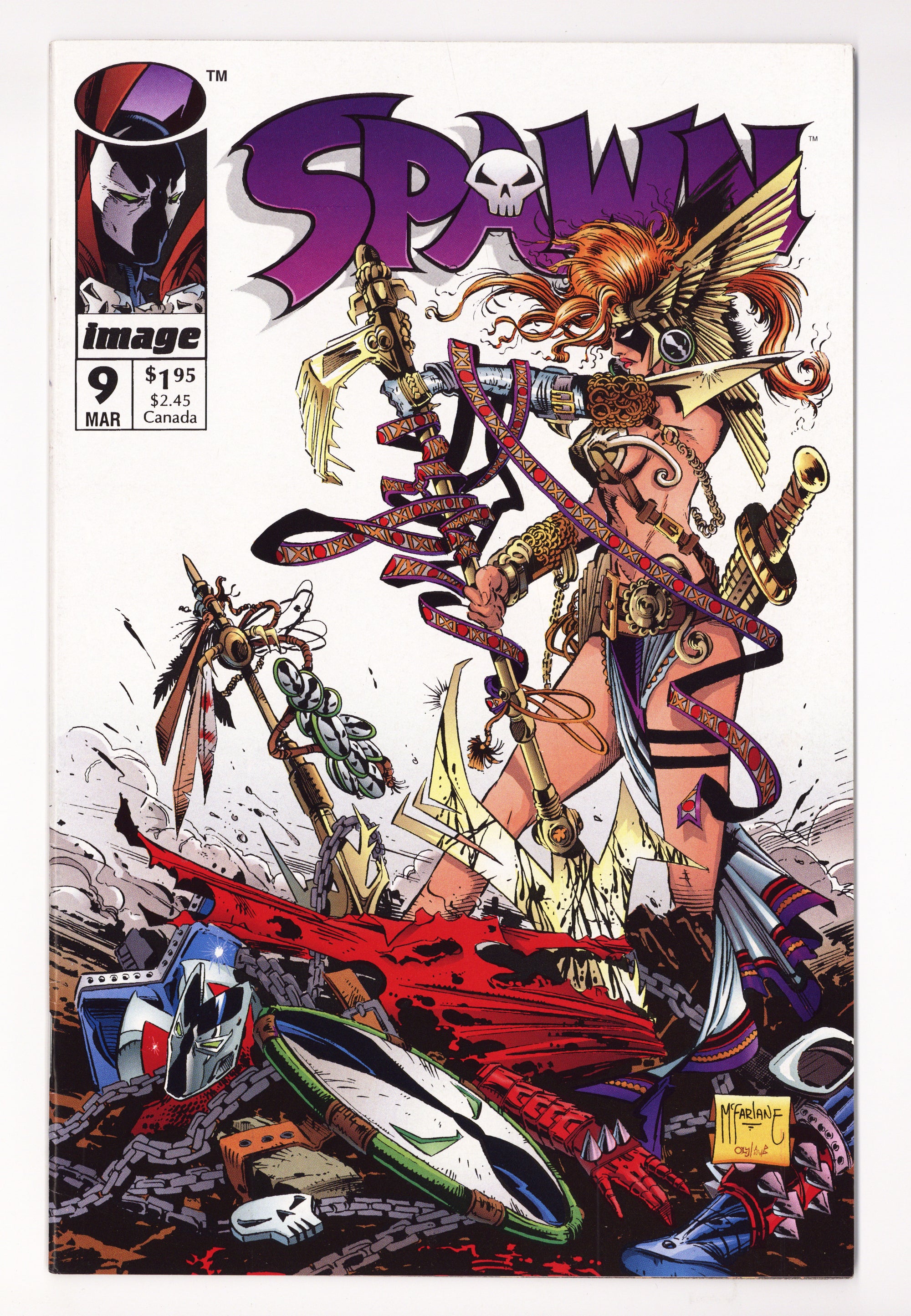 Spawn   9  FN/VF (7.0)   (1993)        