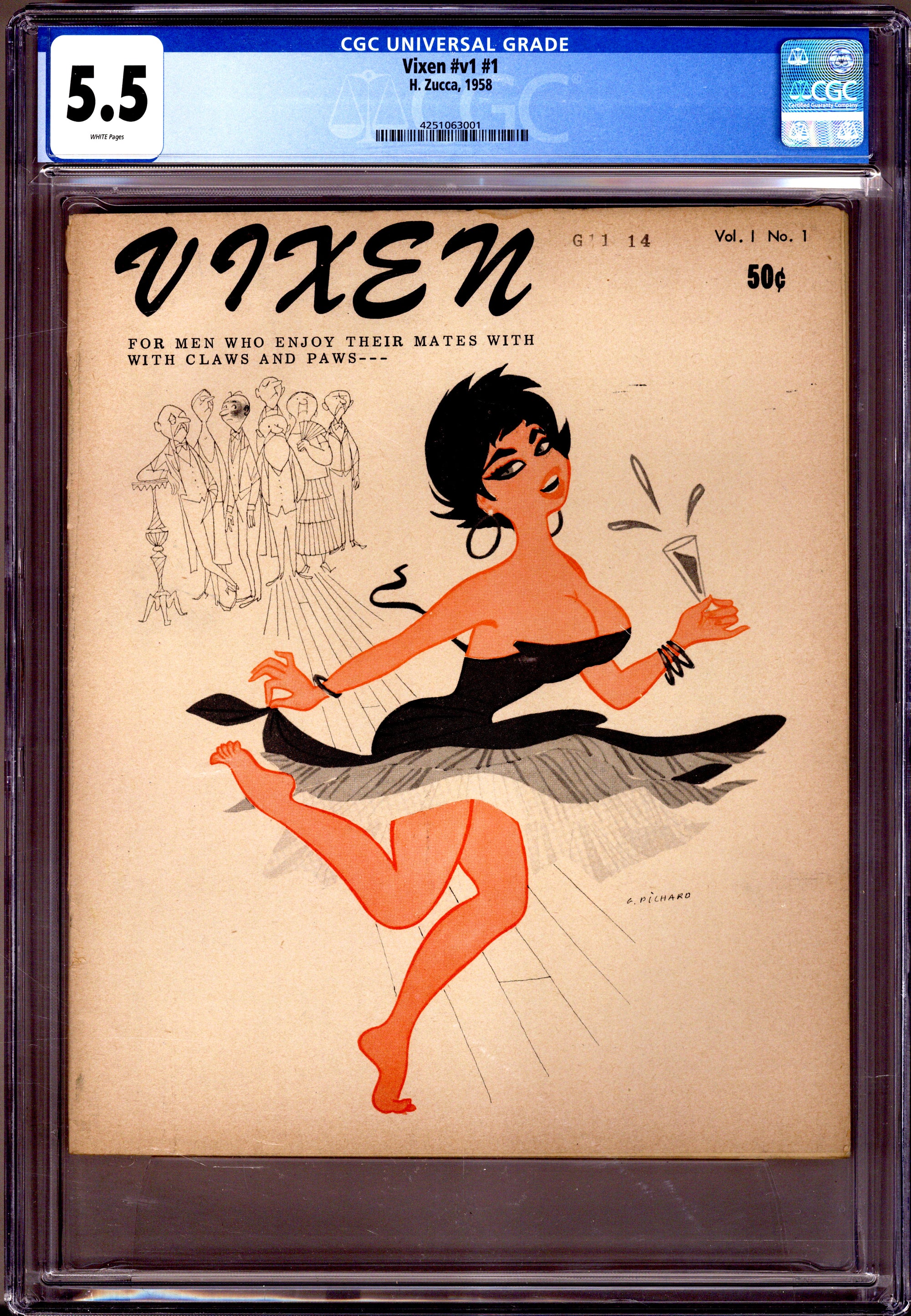 Vixen Vol 1 1 CGC 5.5 (FN-) (1958) 