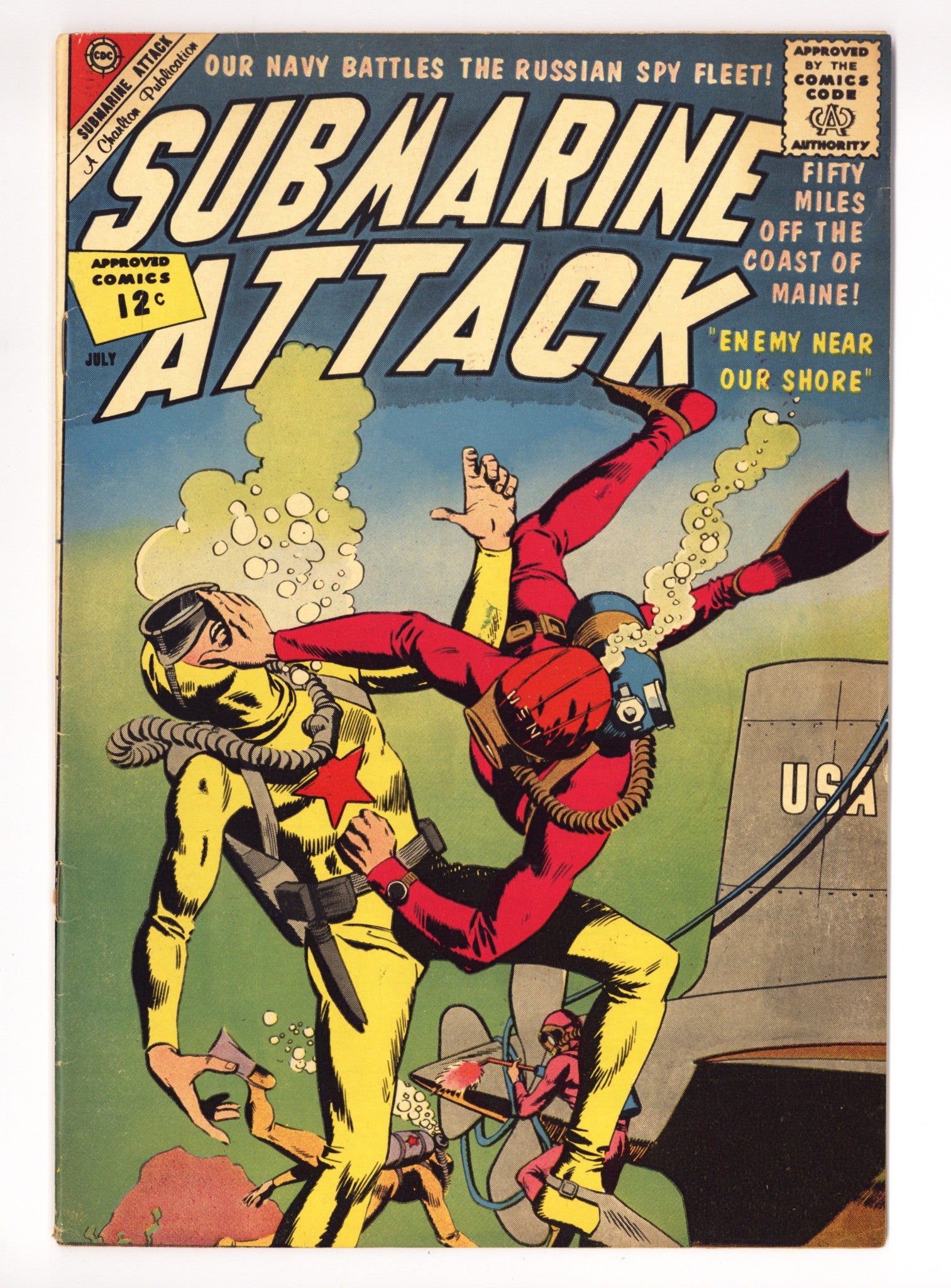 Submarine Attack 34 VG/FN (5.0) (1962) 