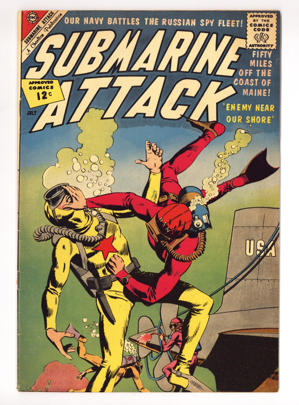 Submarine Attack 34 VG/FN (5.0) (1962)