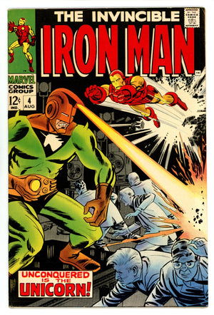 Iron Man Vol 1 4  VF+ (8.5)   (1968)        