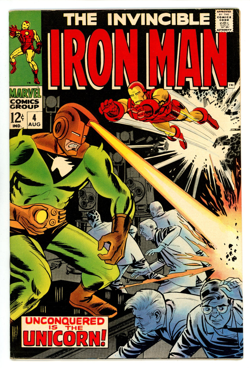 Iron Man Vol 1 4  VF+ (8.5)   (1968)        