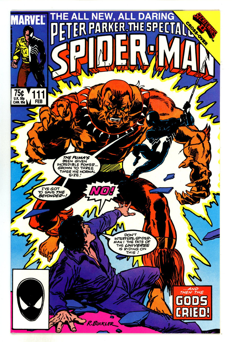 The Spectacular Spider-Man Vol 1 111 VF- (7.5) (1986) 