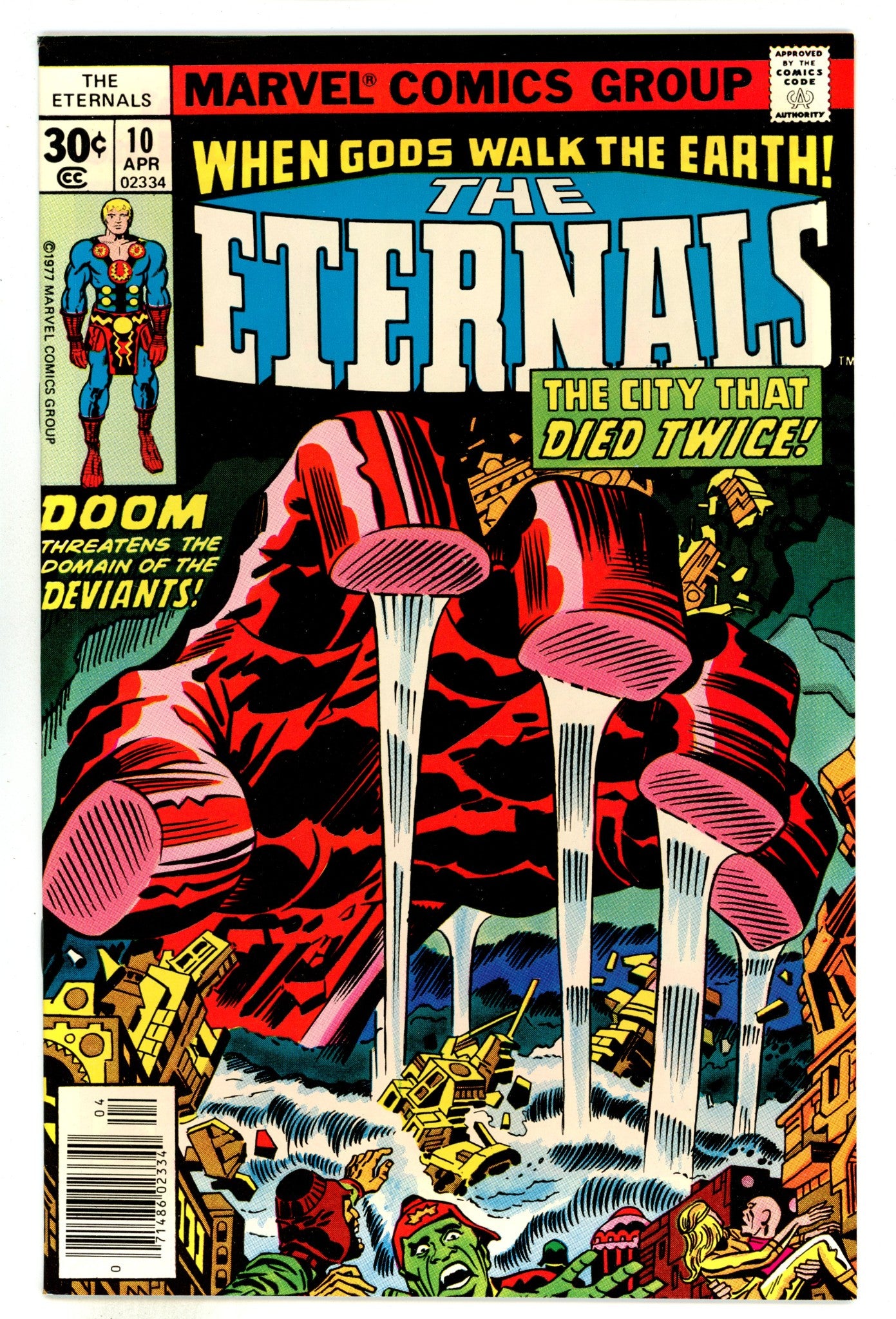 The Eternals Vol 1 10 VF+ (8.5) (1977) 