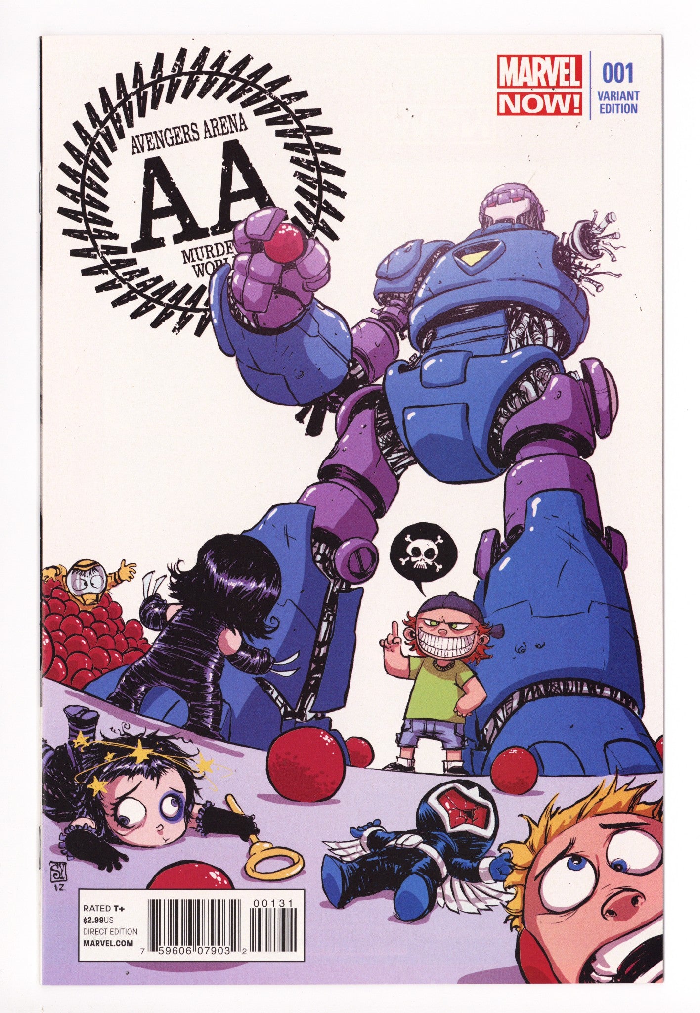 Avengers Arena 1 NM (9.4) (2013) Young Variant 