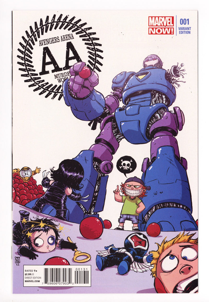 Avengers Arena 1 NM (9.4) (2013) Young Variant 