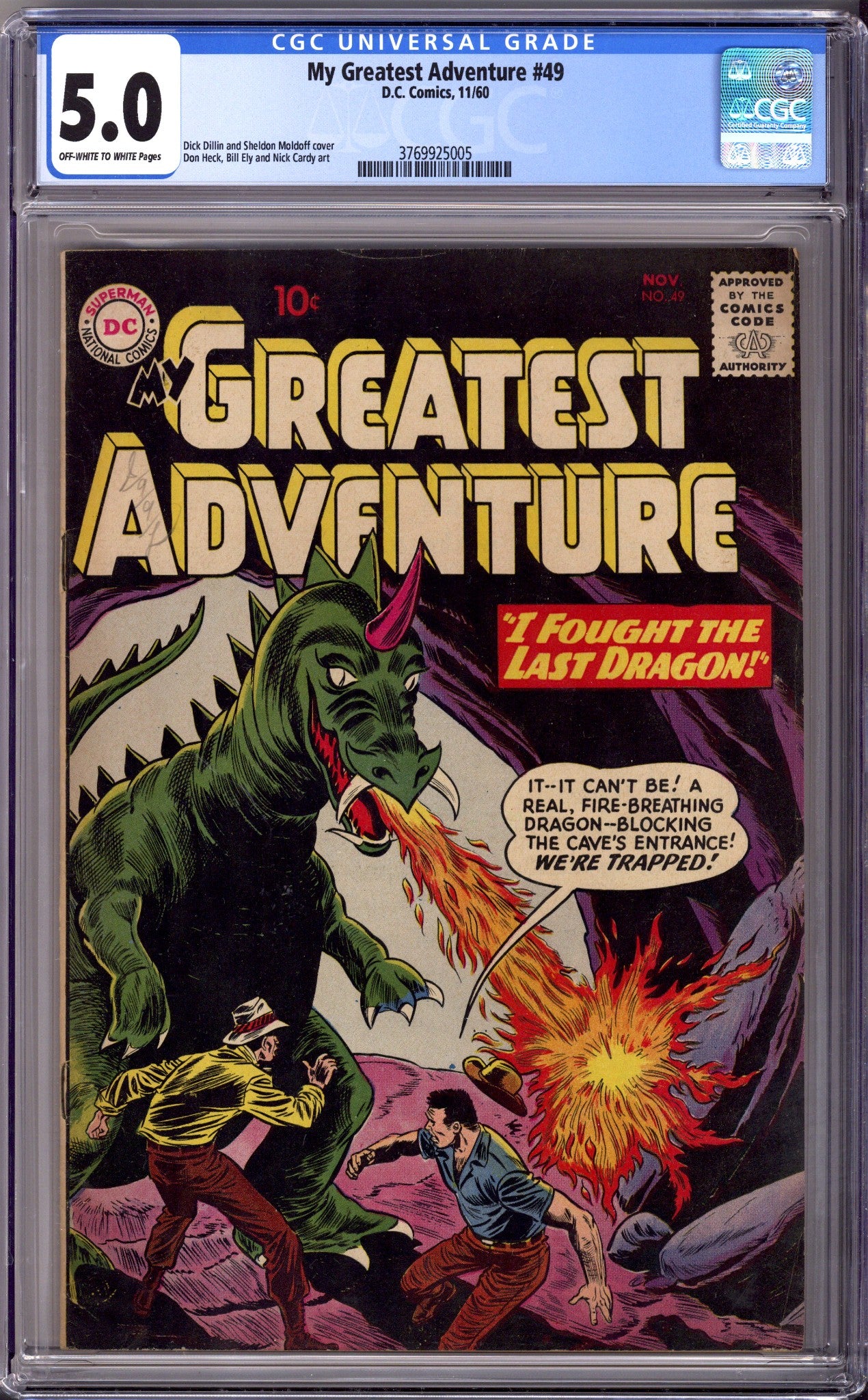 My Greatest Adventure Vol 1 49 CGC 5.0 (VG/FN) (1960) 