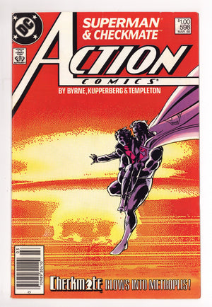 Action Comics Vol 1 598 Low Grade (1988) Canadian Price Variant