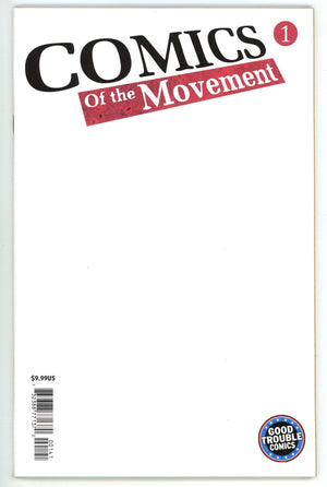 Comics Of The Movement 1 Blank Variant (2025)