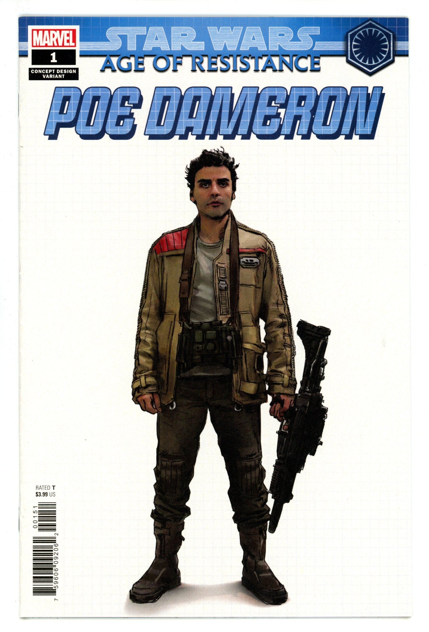 Star Wars: Age of Resistance - Poe Dameron 1 High Grade (2019) Dillon Design Variant 