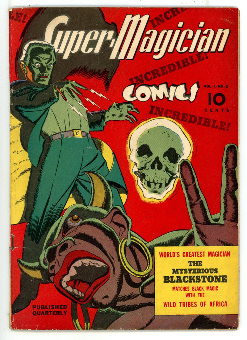 Super-Magician Comics Vol 1 2 VG/FN (5.0) (1941) 