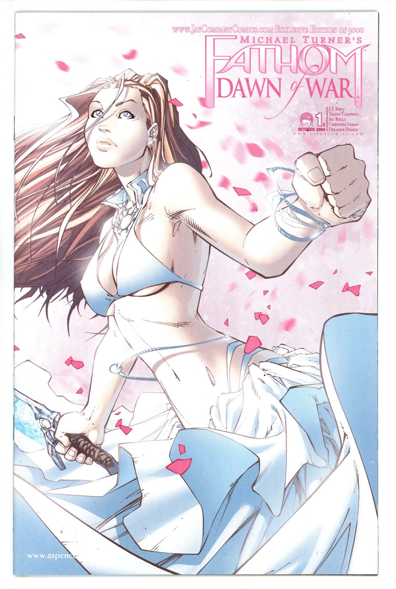 Michael Turner's Fathom: Dawn of War 1 Caldwell Jay Company Exclusive Variant (2004)