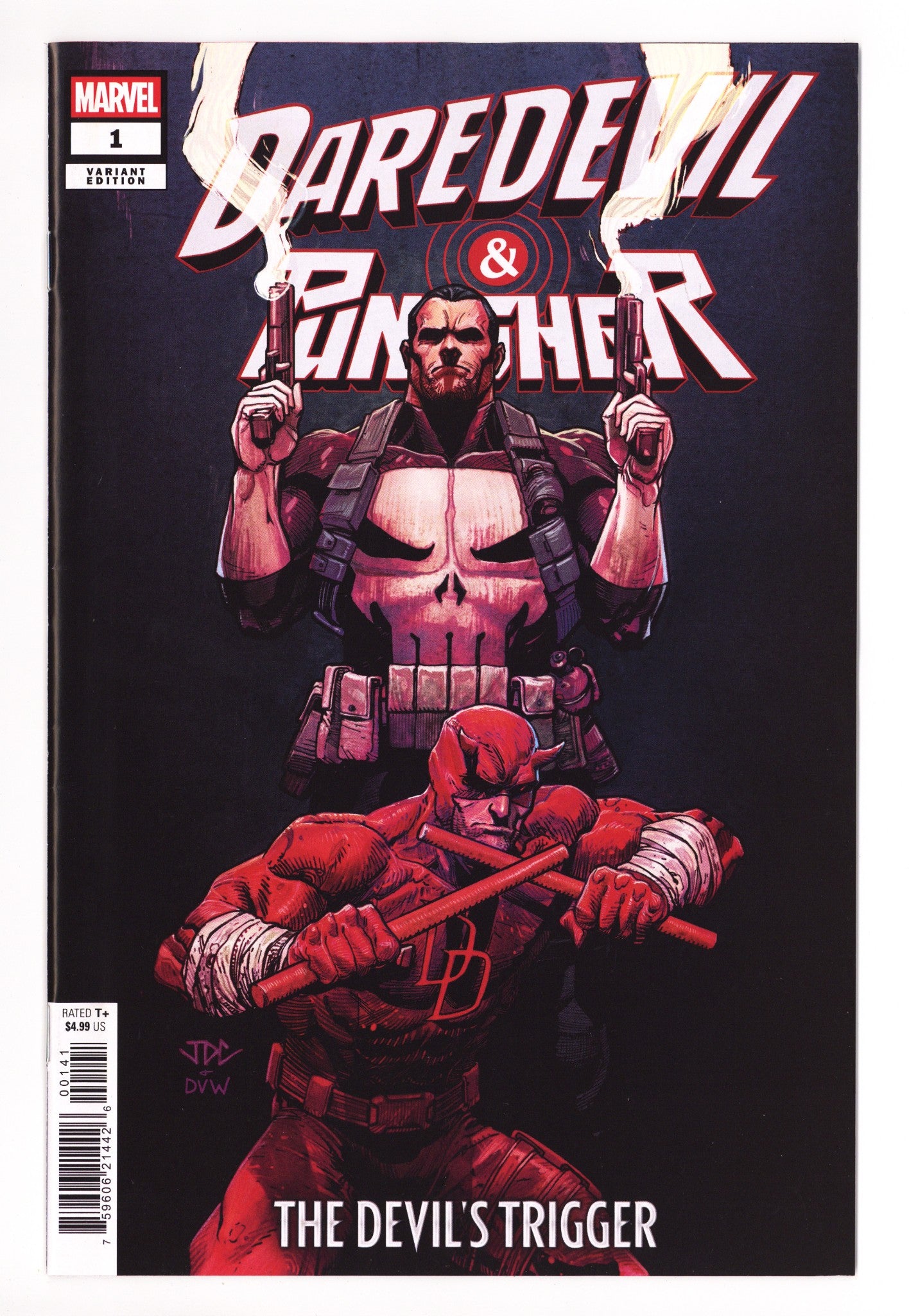 Daredevil / Punisher: The Devil's Trigger 1 Cassara Variant (2025)
